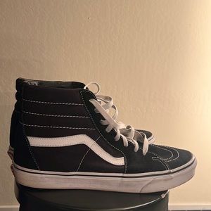 Classic Vans high tops size 12 like new worn twice